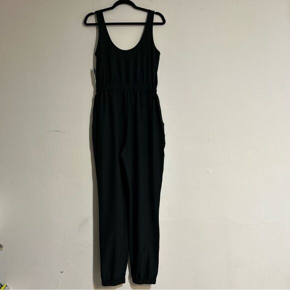 Abercrombie & Fitch Black Travelers Sleeveless Jumpsuit Size Small Tall - Picture 8 of 8